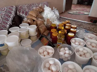خواهران بسیجی شاهرود ۱۰۰ بسته معیشتی به خانواده های کم برخوردار اهدا کردند