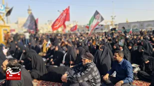 عزاداری مردم مشهد در پی شهادت رهبر معظم انقلاب