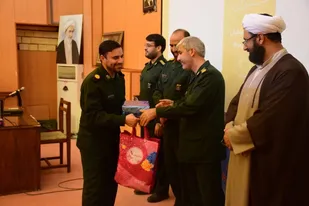 تجلیل از بسیجیان برتر سال ۱۴۰۰ در جشنواره مالک اشتر میبد