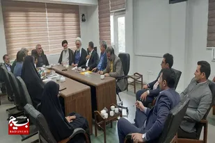 دیدار نماینده حقوقی بسیج پیشکسوتان در ستاد کل نیروهای مسلح با رئیس کل محاکم بدوی و انقلاب شهرستان همدان