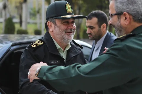 دیدار فرمانده ناجا با سردار غیب پرور به مناسبت روز بسیج