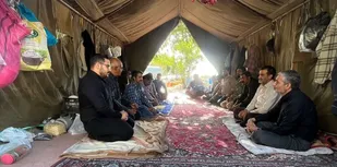 بازدید از طرح جهادی لایروبی قنات تاریخی در استان اصفهان