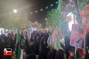 تداوم راهپیمایی مردم دارالمومنین تویسرکان در موج ۷۵