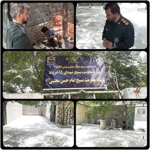 بازدید  فرمانده سپاه پیشوا از روند احداث و بازسازی پایگاه بسیج امام حسن مجتبی(ع)