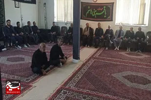 برگزاری مراسم سوگواری اباعبدالله الحسین(ع) &nbsp;در دفتر امام جمعه بهار