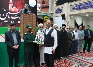 تجلیل از ۷۲ پیرغلام امام حسین (ع) مهریز