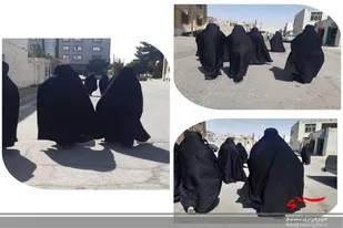 پیاده روی به همت بانوان بسیجی سرخه ای برگزار شد