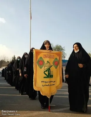 رزمایش امداد و نجات بانوان بسیجی