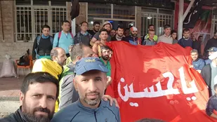 سیاه پوش نمودن آخرین کمپ در مسیر صعود به قله دماوند
