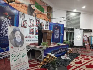 برگزاری یادواره شهدای خدمت در روستای حکیم آباد فندرسک