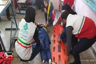 برگزاری بیست و ششمین مانور سراسری زلزله و ایمنی در شهر خورموج&nbsp;