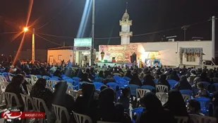 برگزاری یادواره ۷ شهید محله رودباری بندرلنگه