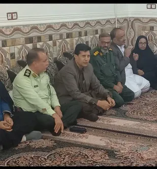 عرض تسلیت خدمت خانواده شهید مهیم بمپوری