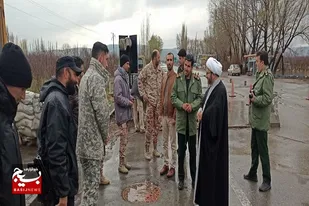 فرمانده سپاه اشنویه با مرزبانان این شهرستان دیدار کرد