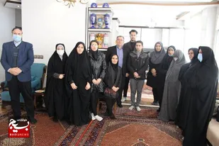دیدار دانشجویان اردبیلی با خانواده شهید &laquo;اصغر باقری خیرآبادی&raquo;