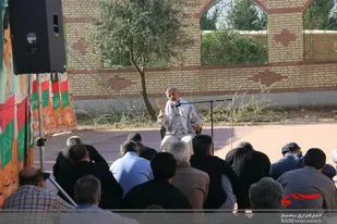 قرائت دعای ندبه در جوار امامزاده سلیمان(ع)+تصاویر
