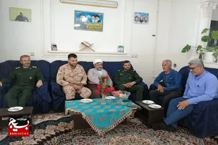 دیدار و تکریم سادات بسیجی، کارکنان رسمی و وظیفه در عید سعید غدیر توسط ناحیه مقاومت بسیج ارسنجان