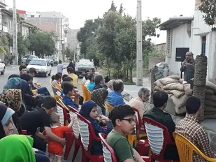 برگزاری یادواره شهید آبروی محله کوی بازرگانی گرگان