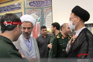 مراسم تکریم و معارفه مسئول دفتر نمایندگی، ولی فقیه در لشکر عملیاتی مردم پایه پنج نصر