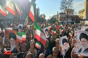 حماسه باشکوه مردم ولایی ملایر در حمایت از مدافعان امنیت