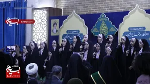 اجتماع دختران زینبی در امامزادگان شهرکرد