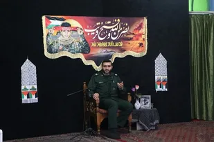 برگزاری مراسم گرامیداشت  جبهه مقاومت و عملیات طوفان الاقصی در شهرستان قدس