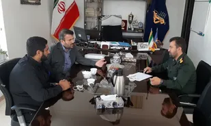 دیدار معاونت مهندسی و پدافند غیرعامل سپاه استان تهران با فرمانده سپاه ناحیه پیشوا