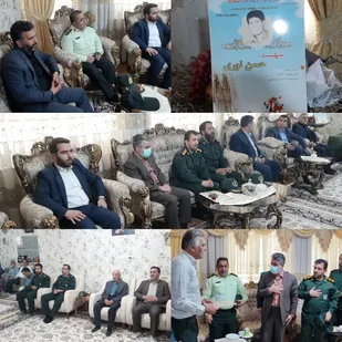 دیدار مسئولان شهرستان پیشوا با خانواده شهیدوالامقام "حسن نوری" از شهدای عملیات بیت المقدس