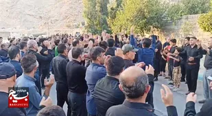 برگزاری عزاداری عصر حسینی در دهستان هپرو باغملک