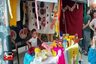 نمایشگاه اقتصاد مقاومتی در روستای بناف ازتوابع شهر کنارتخته برگزار شد