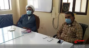 بازدید مسئول نمایندگی ولی فقیه در سپاه دشتستان از حوزه نجف اشرف برازجان