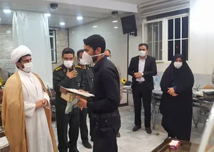 مراسم تقدیر از بسیجیان داوطلب خدمت در دوران شیوع کرونا