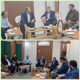 دیدار نوروزی فرمانده سپاه امیرالمؤمنین (ع) استان ایلام با استاندار ایلام