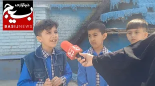 واکنش دانش آموزان شهرستان ملارد در پی عملیات شور آفرین وعده صادق/فیلم