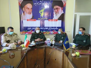 مراسم تکریم و معارفه جانشین سپاه خوی برگزار شد
