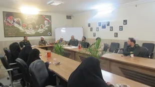 جلسه ابلاغ برنامه های دفتر نمایندگی ولی فقیه سال ۱۴۰۱ در بسیج