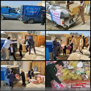 اهداء ۳۰۰ عدد پتو ، ۱۰۰ عدد بخاری و ۲۰۰ بسته نوشت افزار