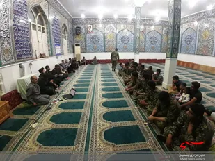 دیدار بسیجیان پایگاه مقاومت عامری با فرمانده سپاه دیلم
