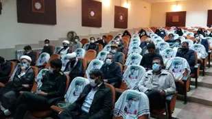 مراسم گرامیداشت هفته بسیج در یزدانشهر برگزار شد