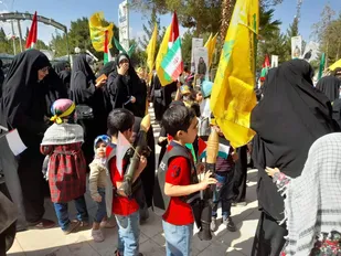 تجمع کودکان غزه در حمایت از کودکان غزه