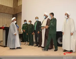 مراسم تکریم و معارفه مسئول نمایندگی ولی فقیه در ناحیه بوموسی