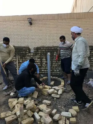 حضور بسیجیان پایگاه ابوذر ناحیه مقاومت بسیج روح الله در اردوی جهادی