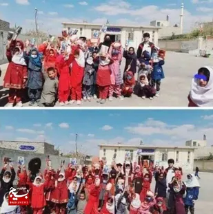 میان  دانش آموزان  مدارس سطح شهرستان تفتان تعداد ۲۰۰بسته لوازم التحریر توزیع گردید