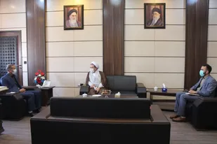 دیدار مسئول سازمان بسیج حقوق دانان استان با مدیر کل دادگستری استان