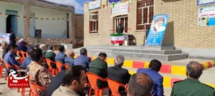 با حضور مسئول بسیج سازندگی استان خوزستان مدرسه اُحد شانبچه شهرستان باغملک افتتاح شد&nbsp;