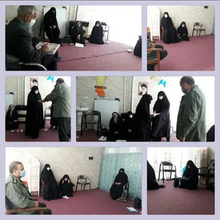 نشست بانوان جهادگر بسیجی محلات اسلامی با  فرمانده سپاه شاهرود