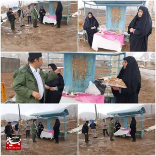 توزیع بسته های معیشتی و البسه در کوهرنگ وباباحیدر