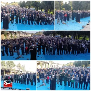 اقامه نماز عید فطر در سوادکوه شمالی