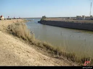 بازدید زائرین کاروان راهیان نور استان قزوین از نهر خین