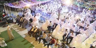 ۸۸ زوج رودانی به خانه بخت رفتند